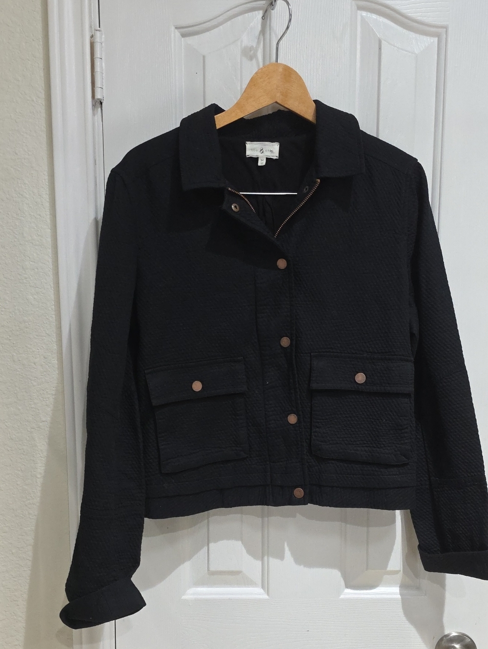 Lou & Grey Black Women's Utility Jacket - Size M